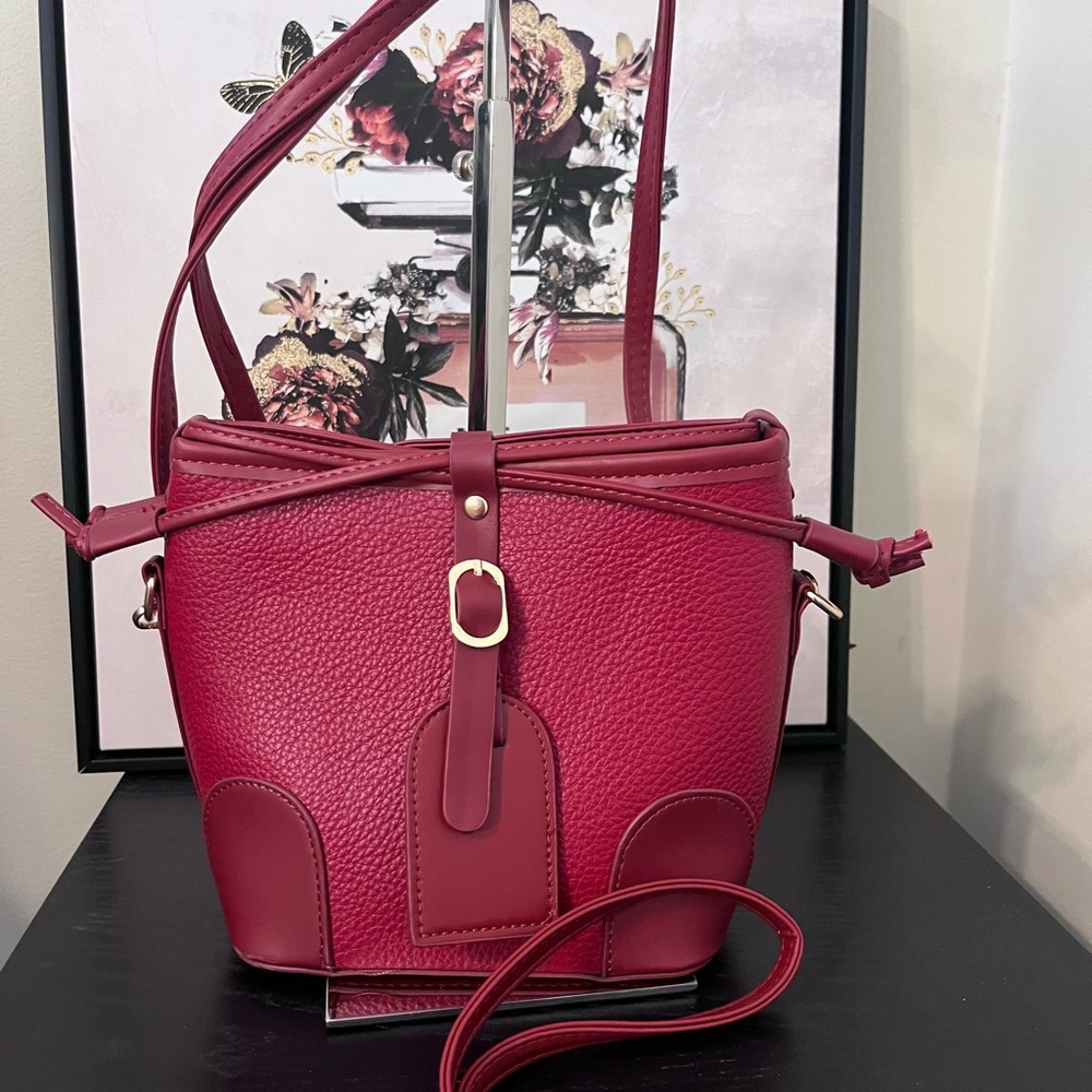 NWOT Elegant Red Crossbody Bag